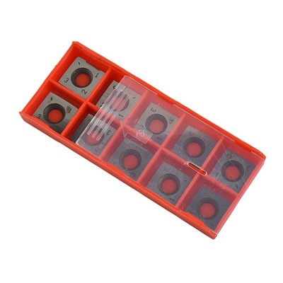 10pc 15x15x2.5mm-R150-4R0.5 Square Carbide Cutter Inserts 6 Radius Replacement