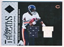 2003 Leaf Limited Walter Payton Player Threads Dual Jersey #PT-22 (08/50)