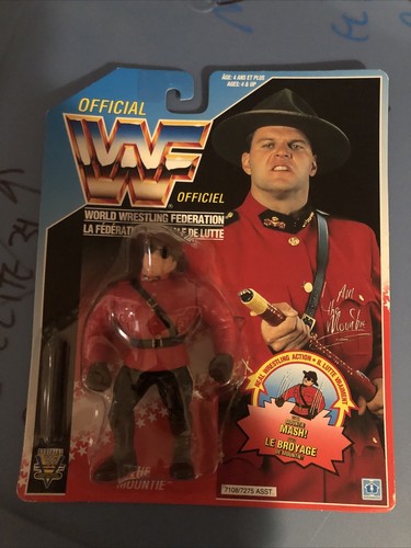 wwf hasbro the mountie moc...