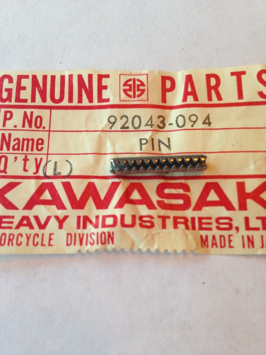 KAWASAKI PIN H2, S1, S2 92043-094 NOS! | eBay