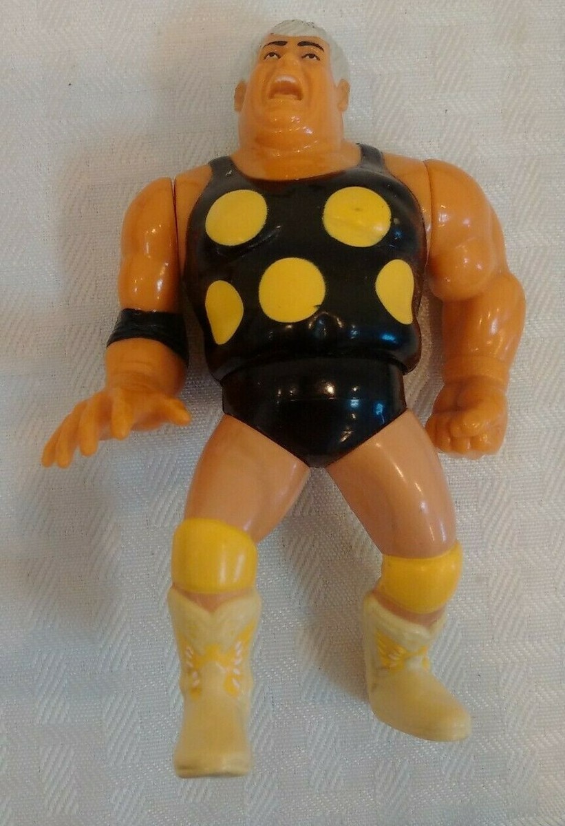 Vintage WWF WWE Hasbro Loose Wrestling Figure YELLOW BOOTS VARIANT