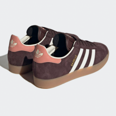 Adidas Gazelle Women's Suede Shoes 'Brown/Gum' - IF3233