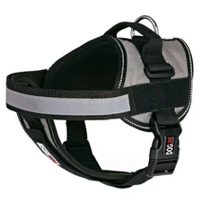 Multi Purpose Dog Harness Grey S 18"-25"