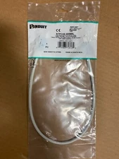 Panduit STPCH0.5MBBL Cat 5e 26 AWG Shielded Patch Cord, 0.5m, Gray, Sold/Each