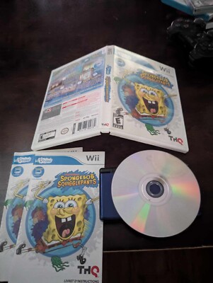 video game Wii THQ SpongeBob SquigglePants