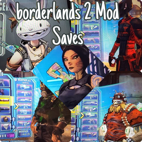Borderlands 2 PS4 / PS5 OP 10 CHARACTER MOD SAVE