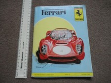 1986 VINTAGE FERRARI BOOK WITH PULL OUT SUPPLEMENT  ISSUE 72 -  VOL 18 LOTS PICS