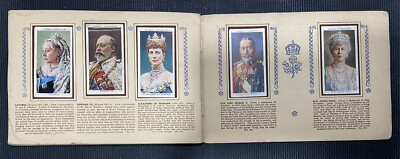 cigarette cards kings and queens Vintage (1935) Kings & Queens of England (1066-1935) Cigarette Cards  Booklet