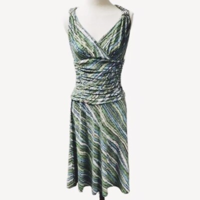 ViNtAgE SUZU CHIN MAGGY BOUTIQUE Womens Dress SIZE XS Sleeveless V-Neck