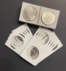 (1) - Silver Dollar Size 2x2 Premium Cardboard Mylar Coin Holder Flip