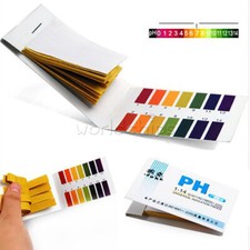 160x pH Indicator Test Strips 1-14 Laboratory Paper Litmus Tester Urine Saliva
