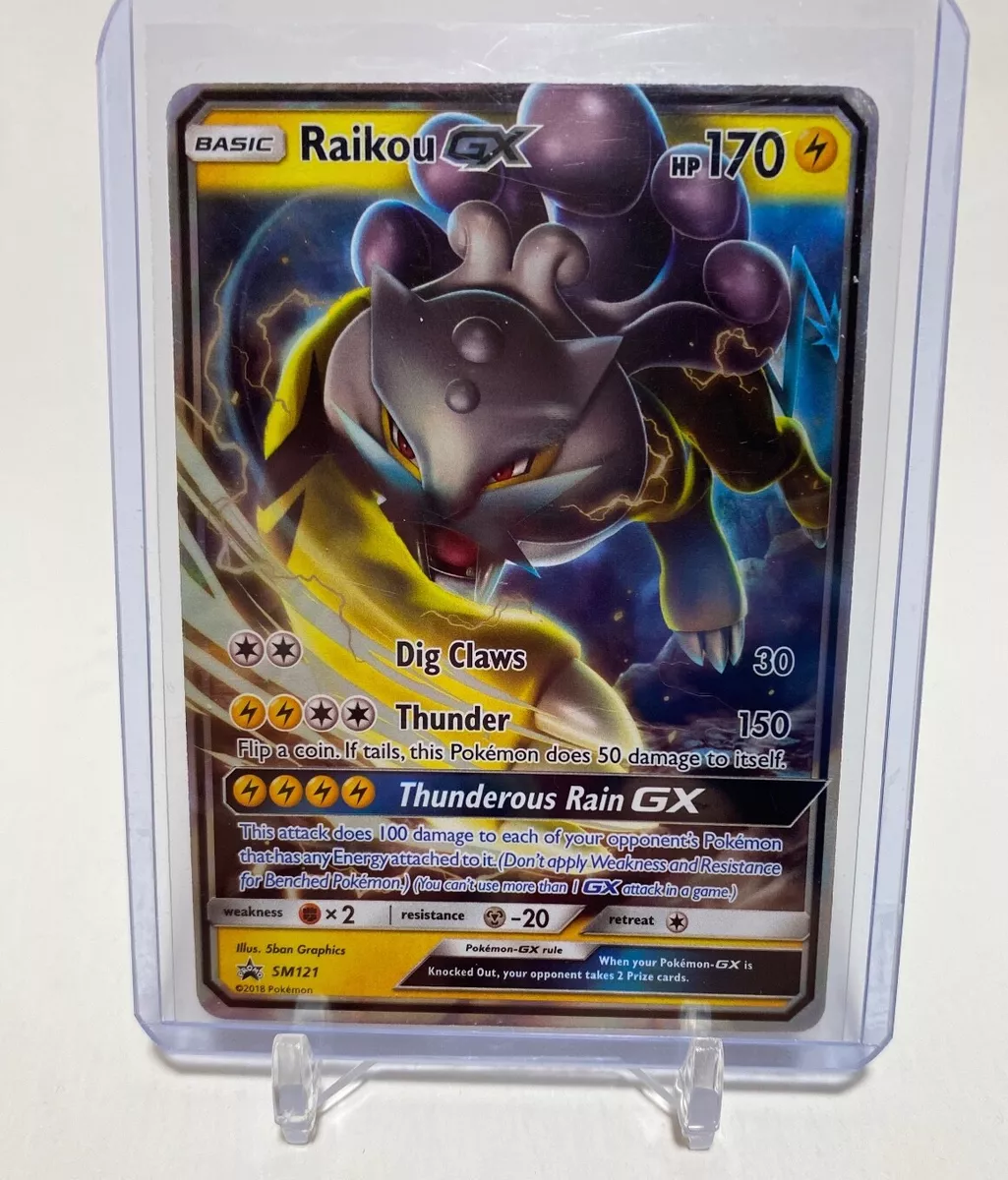 Raikou GX - SM121 - Wave Holo Promo - Legends of Johto GX