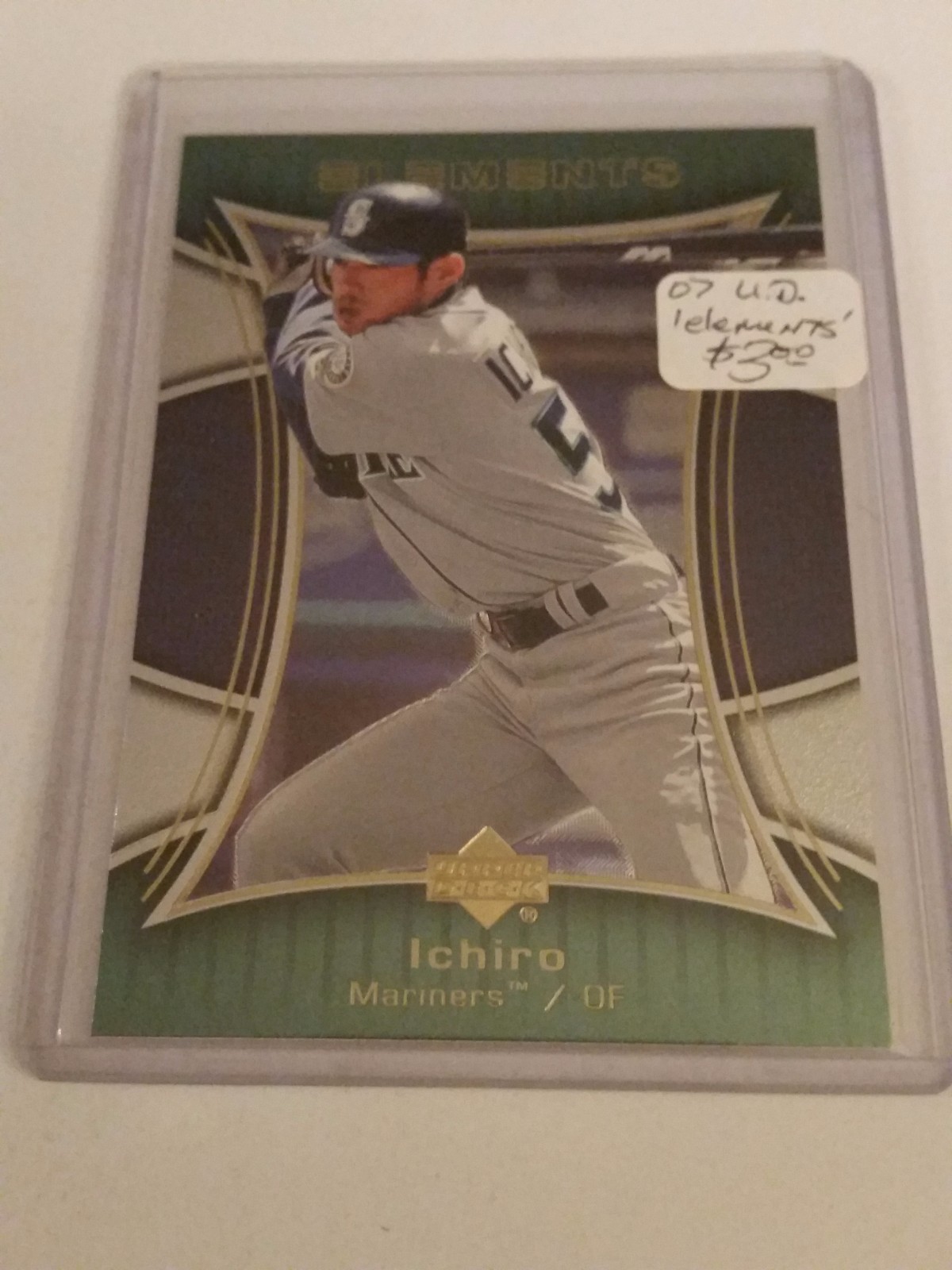  2007 Upper Deck Elements #77 Ichiro Suzuki : Seattle Mariners