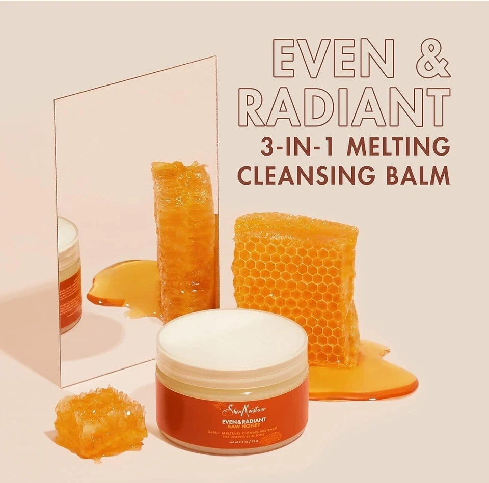 2x Jabón exfoliante diario de miel cruda uniforme y radiante hidratante de karité limpiador Foto 4 de 4