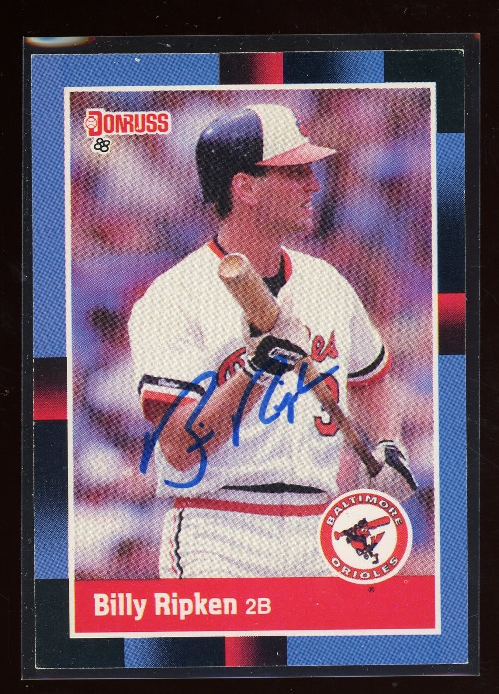 1988 Donruss BILL BILLY RIPKEN Signed Card autograph auto ORIOLES | eBay
