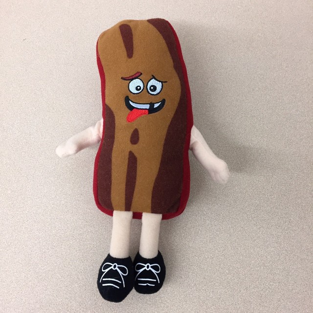 Bacon Plush Artistic Toys Stuffed Food Novelty Toy 9” Tall EUC AR80 eBay