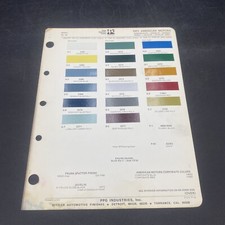1971 American Motors Rebel Javelin Hornet Gremlin Paint Chips No. 16 Ditzler PPG