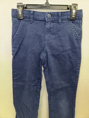 Children’s Place Uniform Pants Girls Size 6/7 Navy Blue Pants - Picture 2 of 4