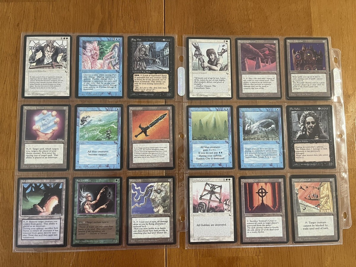 Magic The Gathering Complete Set Of The Dark MTG | eBay