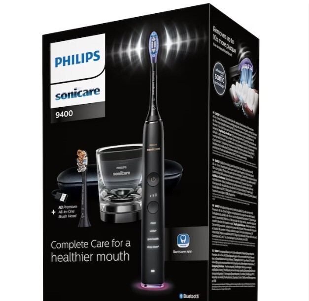 Brosse à dents électrique Philips Sonicare DiamondClean 9400 noire
