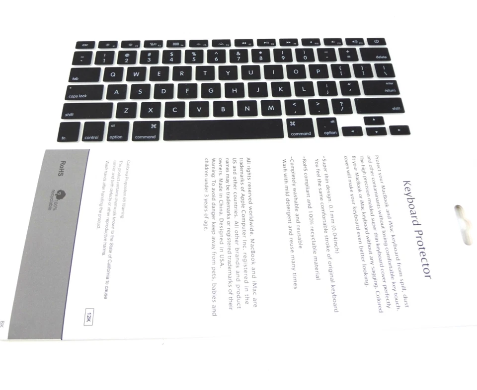 Protector de revestimiento de silicona de alta calidad para teclado MacBook Air Pro 11 a 16 EN CAJA Foto 2 de 4