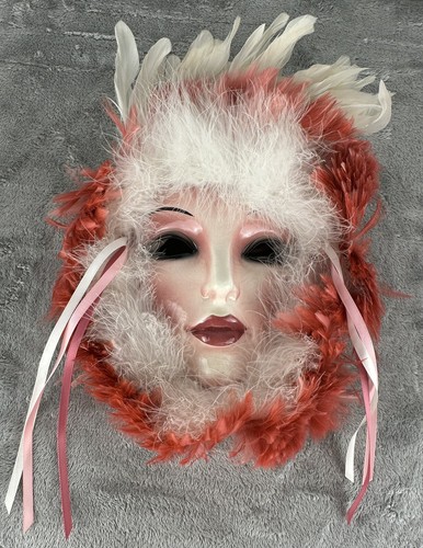 Masquerade Face Mask Painted Wall Decoration