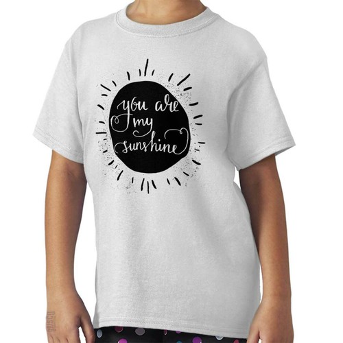 You Are My Sunshine Cute Love Couples Gift Girls Youth Crewneck T Shirts Tees - Picture 8 of 9