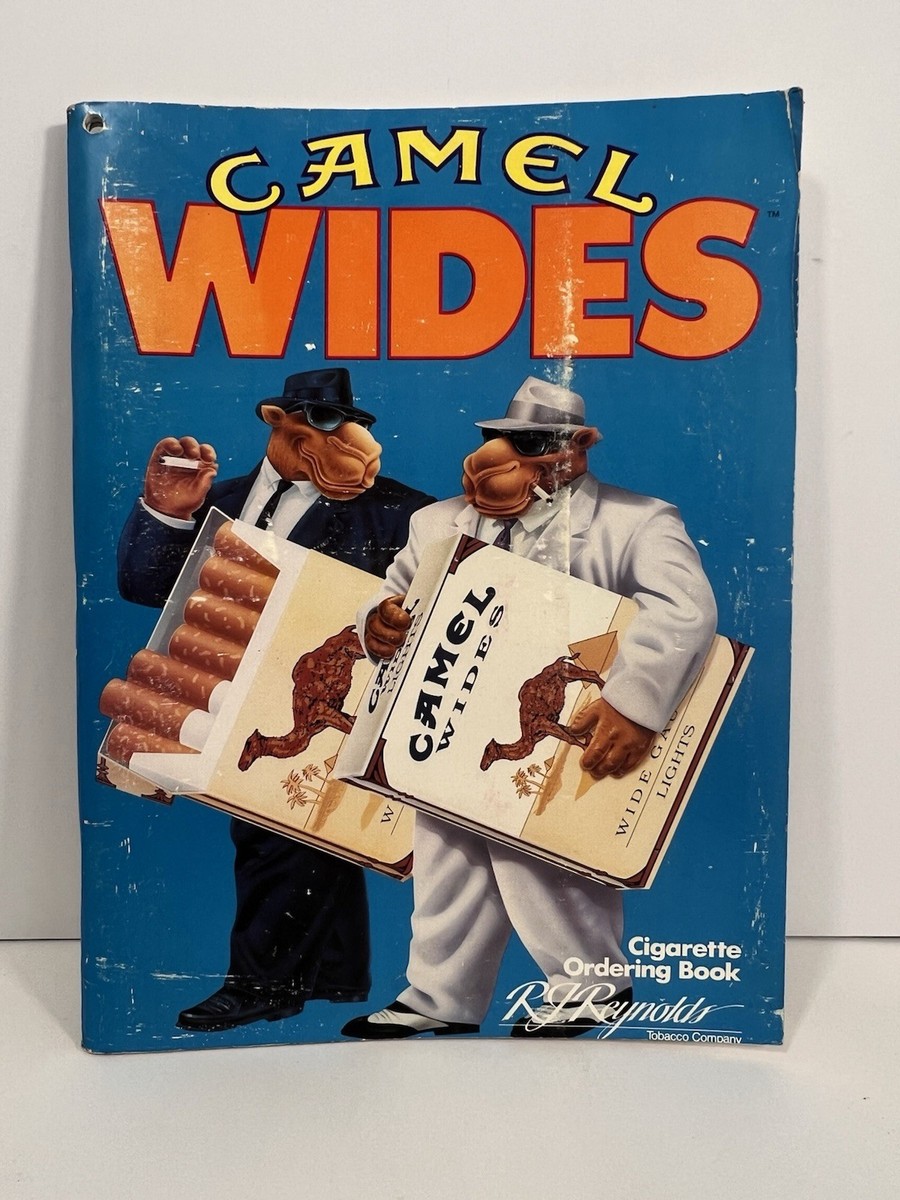 CAMEL WIDES CIGARETTE ORDER BOOK. WITH JOE CAMEL ON BACK | eBay