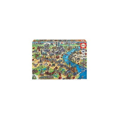 Educa Borrﾃ｡s 18451 Serie Educa Borras London City Map 500 Piece Puzzle