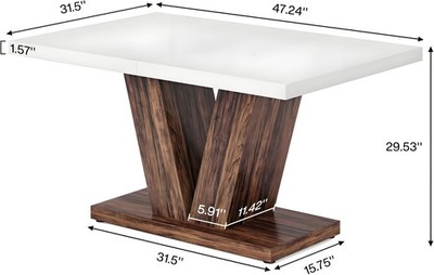 Farmhouse Kitchen Dining Table Office Desk