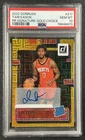 TARI EASON PSA 10 2022-23 PANINI DONRUSS #217 ROOKIE AUTO CHOICE GOLD RC 09/10