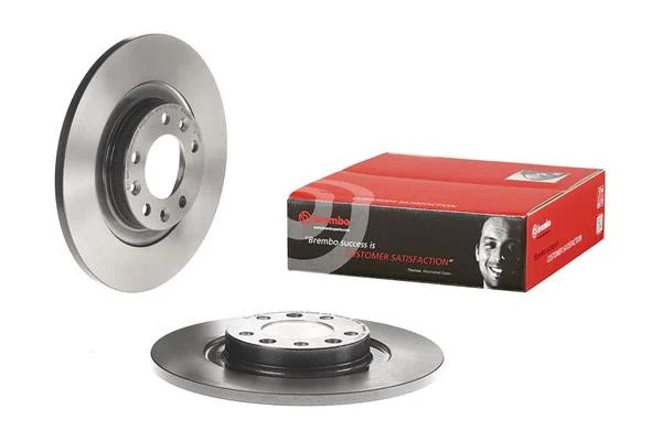 2x Brake Discs Pair Solid fits PEUGEOT 408 Mk2 Rear 1.2 1.6 2022 on 290mm Set