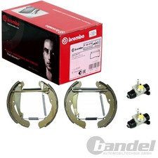 BREMBO BREMSBACKEN VORMONTIERT HINTERACHSE PASSEND FÜR SKODA OCTAVIA ROOMSTER