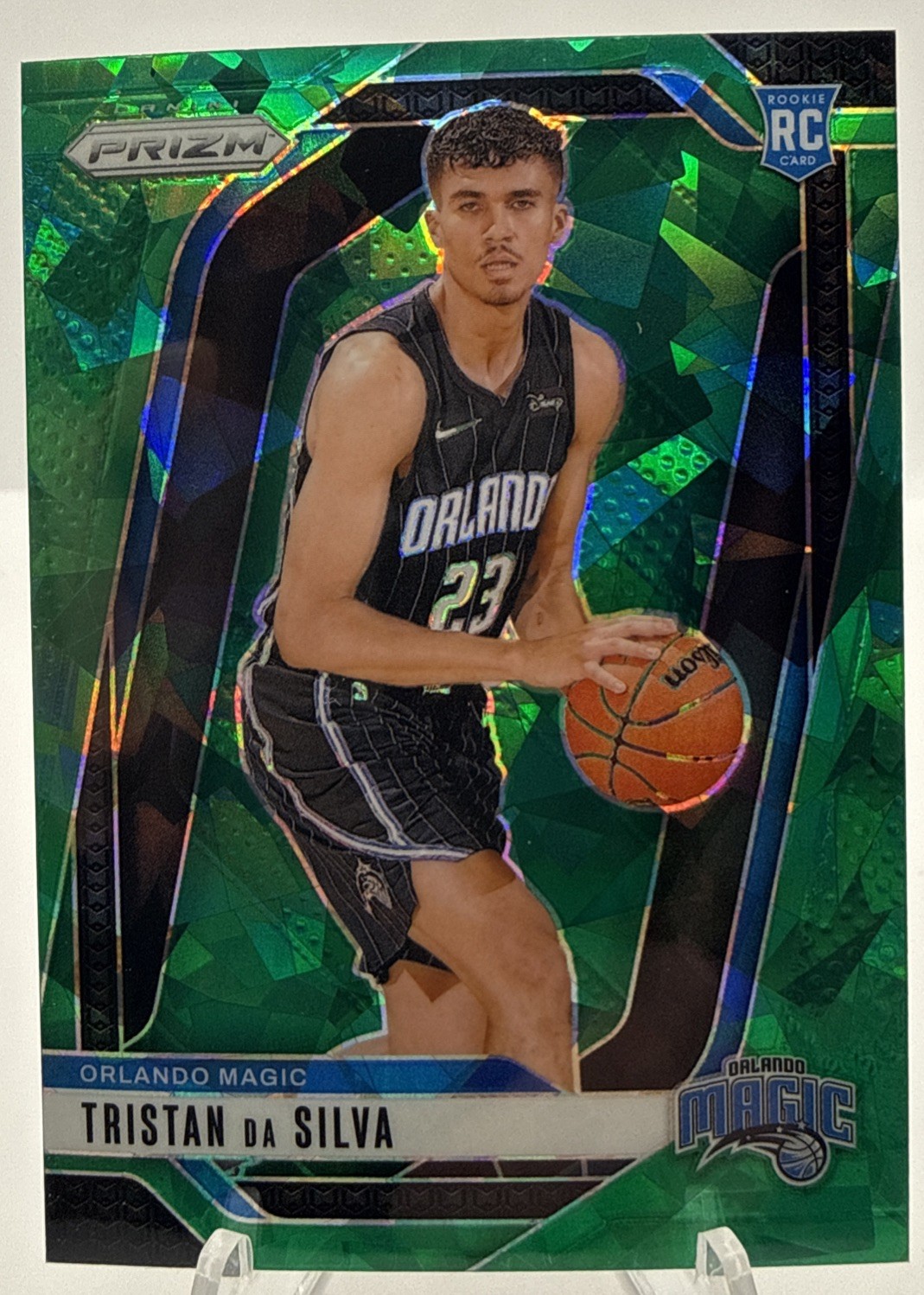 2024-25 Panini Prizm - Tristan da Silva #256 Green Ice Prizm (RC)
