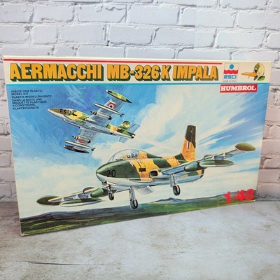 ESCI Aermacchi MB-326K Impala 1/48 Original Vintage Open Complete Model Kit