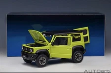 Suzuki Jimny Sierra JB74 Kinectic Yellow/Black Roof 1/18 AUTOart 78506 Us Seller