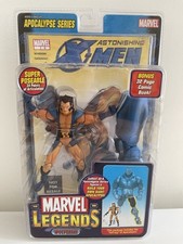 2005 ToyBiz Marvel Legends Wolverine Unmasked Variant Apocalypse BAF Mint Sealed