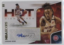 2020-21 Panini NBA Hoops Hot Signatures Jordan Bone #HS-JBO Auto 1u6