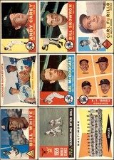 1960 Topps Baseball Partial Set (260) Good to VGEX *GMCARDS*