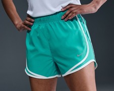 Nike Women's Dri-FIT Mid Rise Brief Lined Tempo Running Shorts SZ Small