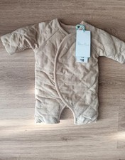 Silver cross Beige quilted Fur Pram Suit Newborn