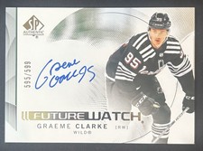 2024-25 Upper Deck SP Authentic Future Watch Auto #108 Graeme Clarke /599 – Wild