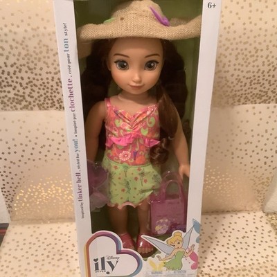 Disney ily 4ever Doll , 18  Brunette Tinker Bell in Beach Clothing , New