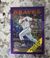 Topps 2023 Series 2 1988 Chrome Mojo Purple Austin Riley #2T88C-11 /75 Braves