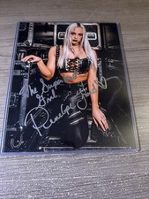 Penelope Ford Signed 8x10 Highspots Cert Aew 