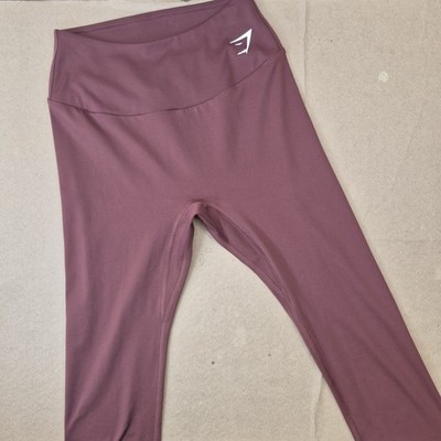 Gymshark Training Leggings Women's Medium Cherry Brown Performance Activewear