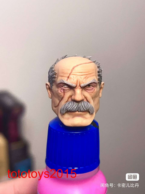 ①INART スーパーマン 1/6 カスタムヘッド 怒りver 1:6 1:12 1:18 Invincible conquest Old men Head Sculpt for12''6
