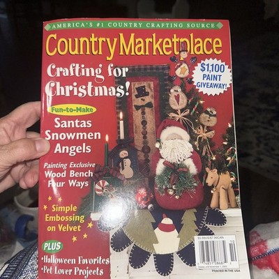 Country Marketplace magazine Christmas Projects;Ephemera, Patterns, Sep/Oct 2003