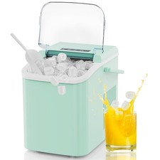 Portable Ice Machine Countertop Bullet Ice Maker with Ice Scoop 26lbs/24hrs