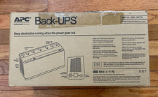 APC Back-UPS Battery Backup, 600 VA / 330 Watts, 7 Outlets, BE600M1 New Open Box